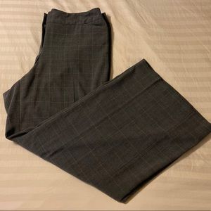 Lane Bryant grey wide leg dress career pants 14